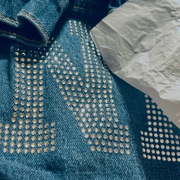 💎💎VS PINK BLING JEAN JACKET 💎💎 - Picture 2 of 8